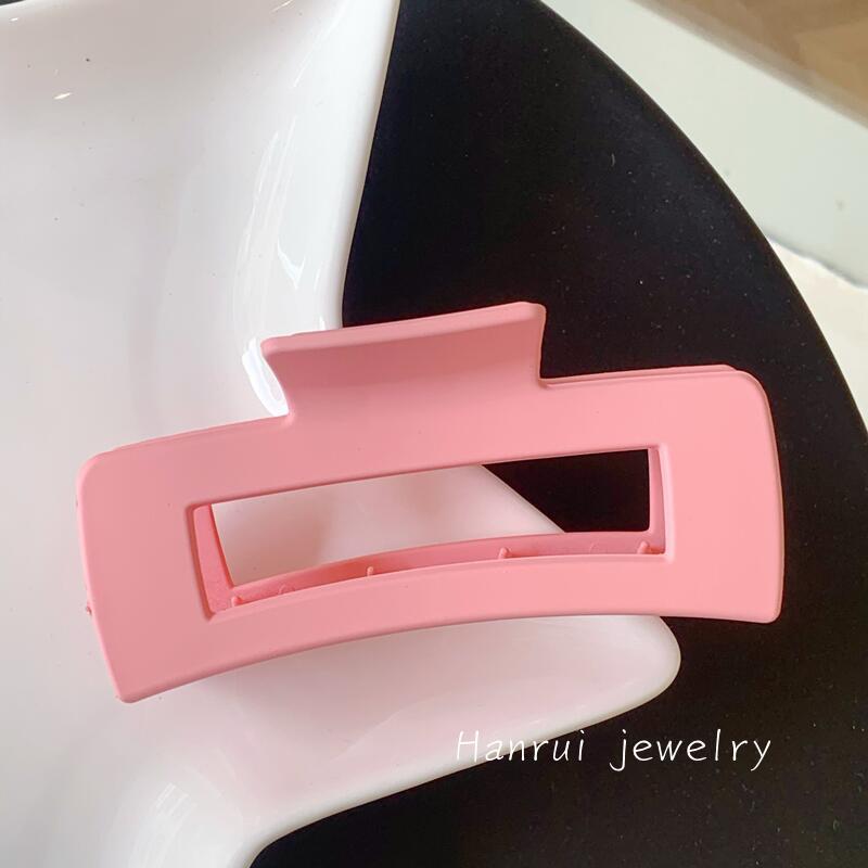 Wholesale Back Head Square Frosted Large Women's Elegant Bath Hair Clip